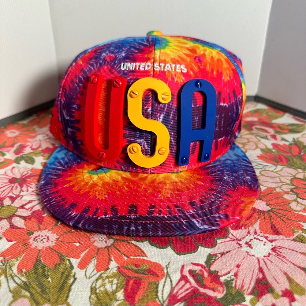 stefano usa cap tie dye Snap Rare